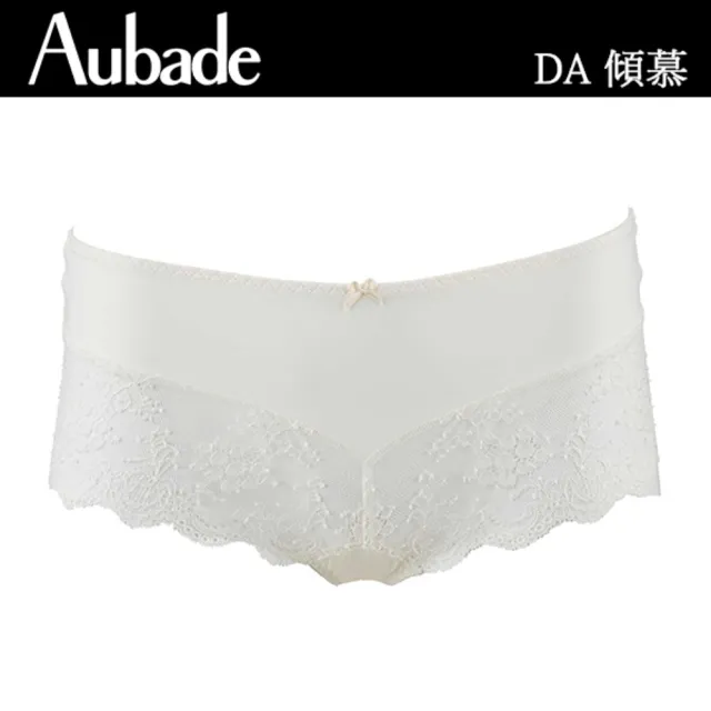 【Aubade】傾慕蕾絲平口褲-DA(牙白)