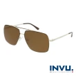 【INVU】來自瑞士簡約都會系列偏光太陽眼鏡(金 P1107B)