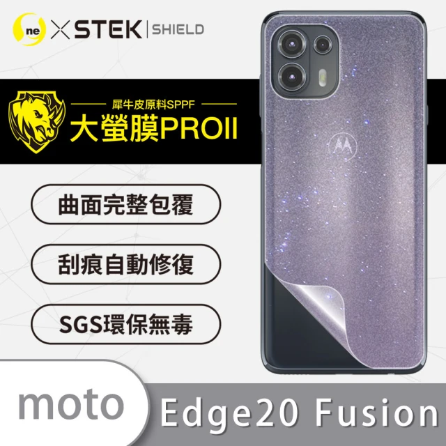 o-one大螢膜PRO Motorola edge 20 fusion 滿版手機背面保護貼