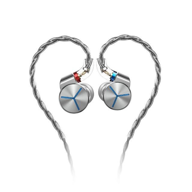 FiiO FA7S 入耳式有線耳機，採用樓氏六動鐵單體結構（HODVTEC-31618、RAD-33518及db646006），提供10Hz-40kHz廣頻響應與111dB高靈敏度，阻抗18Ω適合行動裝置。配備純度單晶銅鍍銀線材及MMCX接頭，支援2.5/3.5/4.4mm旋鎖式可換插頭，單側重量僅8.4g，銀色系純色設計。中國製造，一年保固，完美搭配高解析音樂播放器，帶來專業級音質體驗。