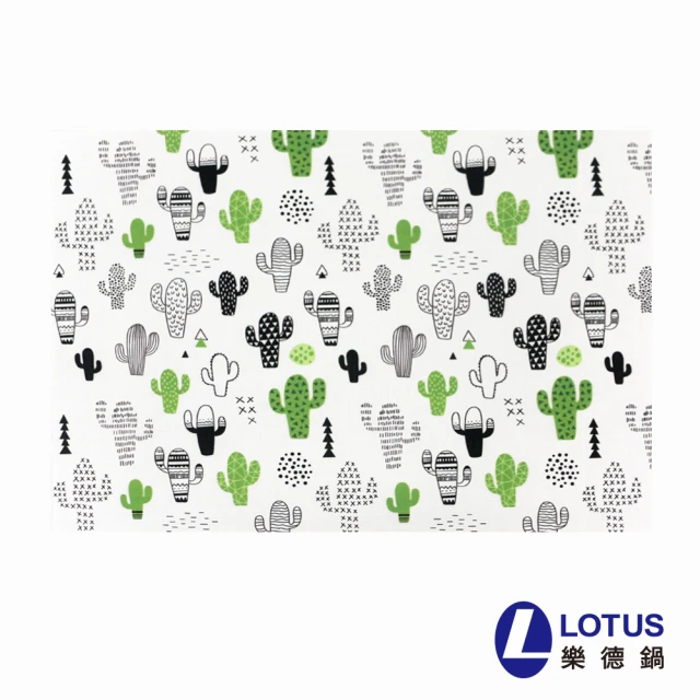 LOTUS 樂德 繽紛花漾系列-勇氣仙人掌餐桌墊(2入)