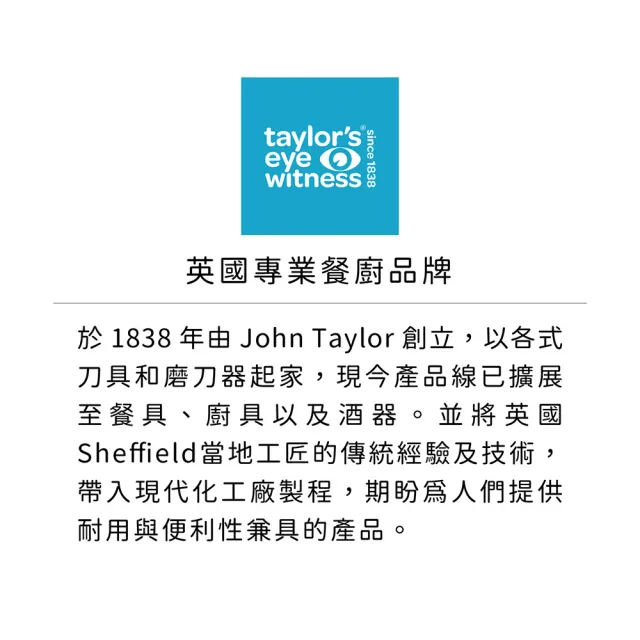 【TaylorsEye】不鏽鋼主廚刀 孔雀藍20cm(萬用廚刀)