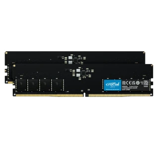 【Crucial 美光】DDR5 4800 64GB (32GB x2) 桌上型 記憶體 (CT2K32G48C40U5)