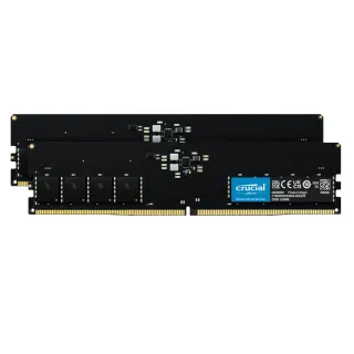 【Crucial 美光】DDR5 4800_64G 雙通道32G*2桌上型記憶體(內建PMIC電源管理晶片/CT2K32G48C40U5)