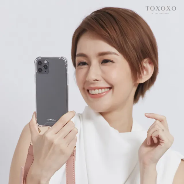 【TOXOXO】iPhone 11 Pro 5.8吋 繩掛殼系列 Classic晶石透明防摔iPhone手機殼