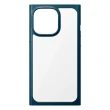 【iJacket】iPhone 13/13 Pro 6.1吋 軍規9H玻璃方邊手機殼(海軍藍)