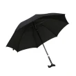 【PUSH!】戶外用品可調節長短雨傘拐杖傘登山杖(雨傘加固型I74)