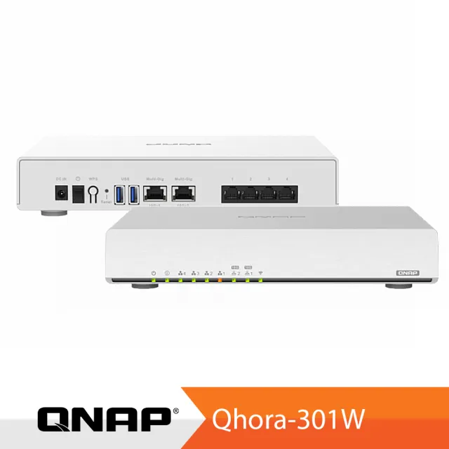 【QNAP 威聯通】QHora-301W 新世代 Wi-Fi 6 雙 10GbE SD-WAN 路由器