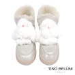 【TINO BELLINI 貝里尼】俏皮毛毛玩偶厚底雪靴VI8574(銀白)