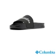 【Columbia 哥倫比亞官方旗艦】男款- LOGO拖鞋-黑色(UBM01660BK / 休閒.舒適.輕便)