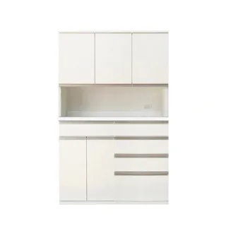 【NITORI 宜得利家居】◎組合式櫥櫃 電器櫃 LIGARE 120公分 白色 木板門(櫥櫃 組合式櫥櫃) 