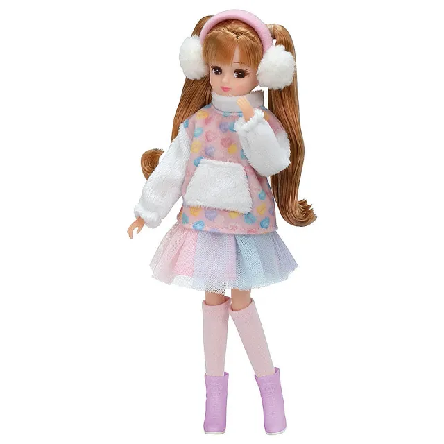 【TAKARA TOMY】Licca 莉卡娃娃 配件 LW-16 冬季甜美粉彩服裝組(莉卡 55週年)