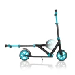 【GLOBBER 哥輪步】法國 NL 205 青少年/成人折疊滑板車-藍綠(2輪滑板車、側柱、大輪徑、直立站立)
