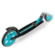 【GLOBBER 哥輪步】法國 NL 205 青少年/成人折疊滑板車-藍綠(2輪滑板車、側柱、大輪徑、直立站立)