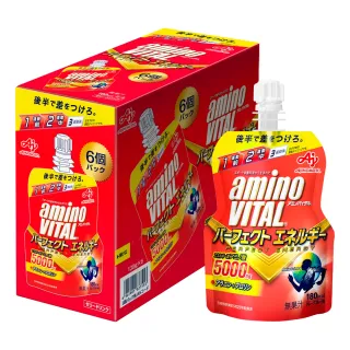 【Ajinomoto 味之素】aminoVITAL PerfectEnergy 胺基酸能量凍/6包裝(胺基酸 能量補給 持續耐力型)