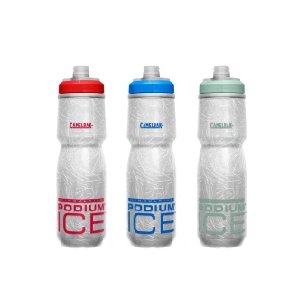 【CAMELBAK】Podium Ice酷冰5倍保冷自行車噴射水瓶 620ml(水杯/水壺/補水/戶外/露營/運動/單車)