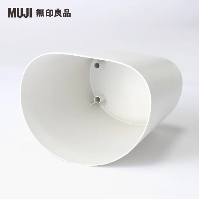 【MUJI 無印良品】PP可堆疊椅凳/淺灰