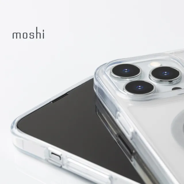 【moshi】iPhone 13 6.1吋 Arx Clear MagSafe 磁吸輕量透明保護殼(iPhone 13)
