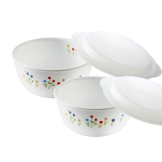 【CorelleBrands 康寧餐具】春漾花朵4件式麵碗組(403)
