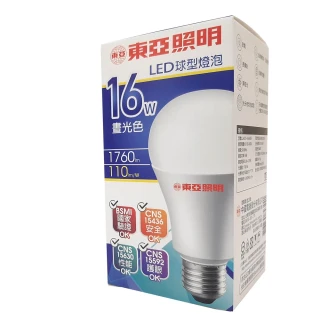 【東亞】6入組 LLA60-9AAL LED 9W 3000K E27 黃光 球泡燈 _ TO520102
