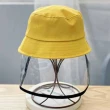 【Amhome】兒童馬卡龍防疫拉鍊面罩可拆2用漁夫帽#109813現貨+預購(7色)