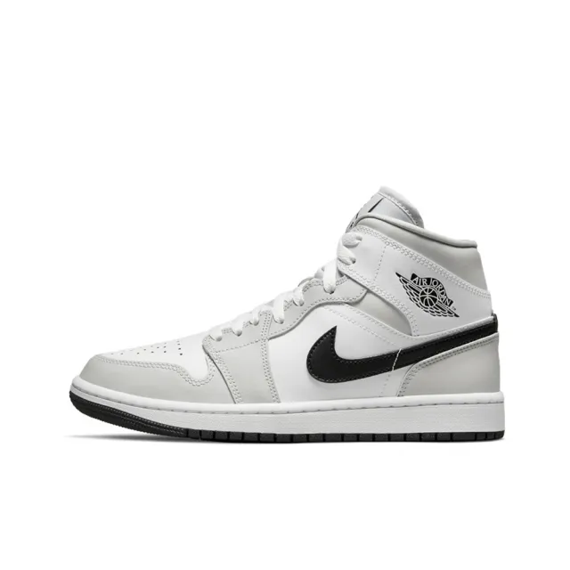 【NIKE 耐吉】Air Jordan 1 Mid Light Somke Grey 小Dior BQ6472-015