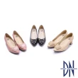 【DN】跟鞋_MIT優雅質感飾釦微尖跟鞋(駝)