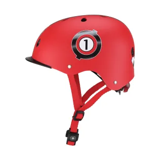 【GLOBBER 哥輪步】法國 ELITE 安全帽 XS-賽車紅(護具、防護、防摔)
