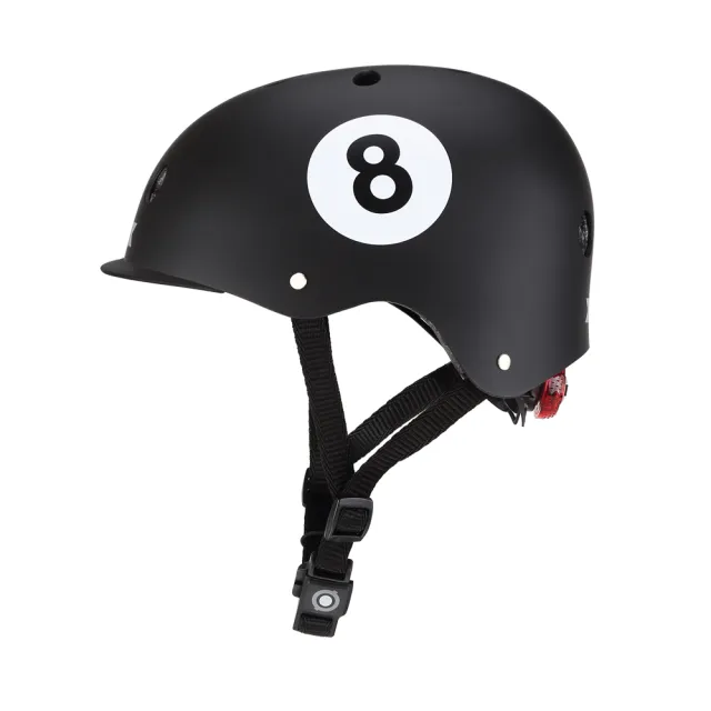 【GLOBBER 哥輪步】法國 ELITE 安全帽 XS-8號球黑(護具、防護、防摔)