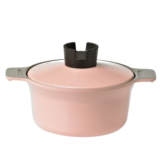 【Chef Topf】俄羅斯娃娃堆疊湯鍋20公分-粉色