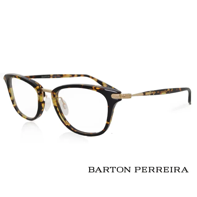 【Barton Perreira】美國好萊塢頂級微圓框光學眼鏡(琥珀 BASSEY/HEC/GOL)