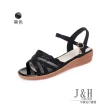 【J&H collection】夏季新款防滑低跟涼鞋(現+預  金色 / 黑色)