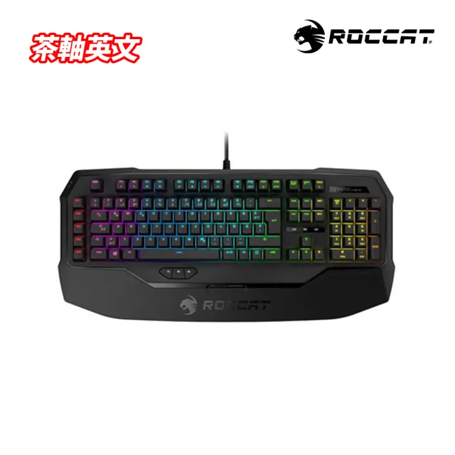 【ROCCAT】Ryos MK FX RGB機械鍵盤 茶軸 英文