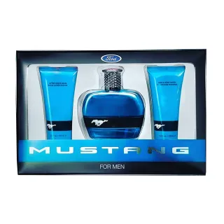 即期品【FORD MUSTANG 福特野馬】美式傳奇藍鑽 男性淡香水禮盒(專櫃公司貨)