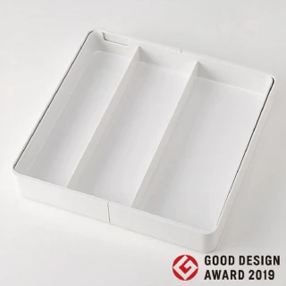 【NITORI 宜得利家居】伸縮餐具整理盒 雙向 WH N BRANC 收納架 收納盒 整理盒 餐具盒