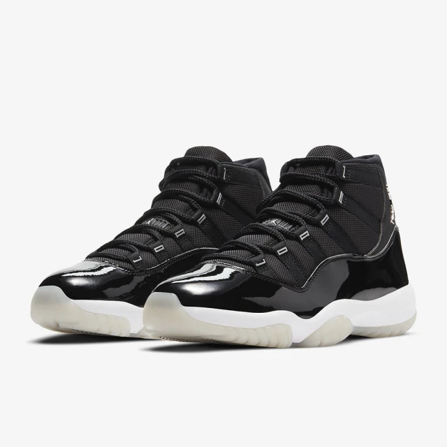 NIKE 耐吉 WMNS AIR JORDAN 11 RETRO JUBILEE 女鞋 黑色(AR0715-011)