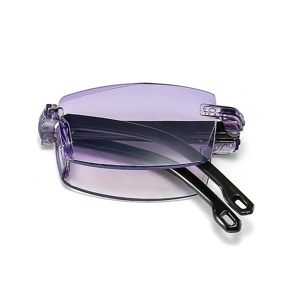 【MR.TECH 米特克】抗UV400濾藍光超輕無框老花眼鏡(經典濾藍光老花-809Z)