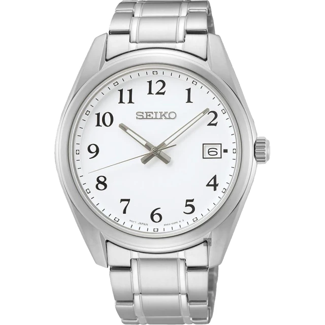 【SEIKO 精工】CS 城市簡約手錶 送行動電源(SUR459P1/6N52-00F0S)