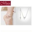 【Mbox】美人魚之夢腳鍊-銀色 採用施華洛世奇珍珠/合金  適合夏季穿搭(腳鍊)