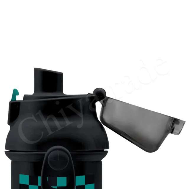 【百科良品】日本製 鬼滅之刃 ☆門炭治郎 彈蓋直飲水壺 隨身瓶 抗菌加工 480ML(附背帶)