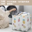 【I.Dear】巨無霸超大容量可愛圖案衣物棉被洗衣收納袋收納籃-140升(超值兩件組)