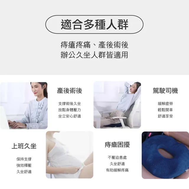 【Jo Go Wu】新式4D透氣紓壓記憶美臀坐墊(美臀墊/O型座墊/減壓坐墊/紓壓坐墊/減壓坐墊)