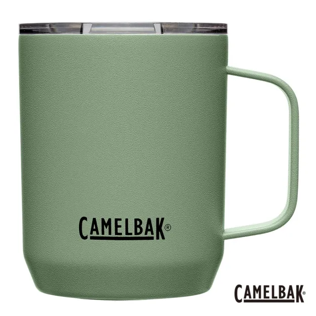【CAMELBAK】350ml Camp Mug 不鏽鋼露營保冰/保溫馬克杯-灰綠(隨行杯/保冰杯/保溫杯/環保杯)(保溫瓶)