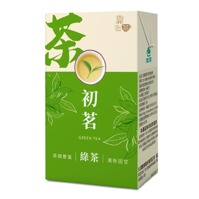 波蜜 靠茶初茗綠茶250mlx24入/箱