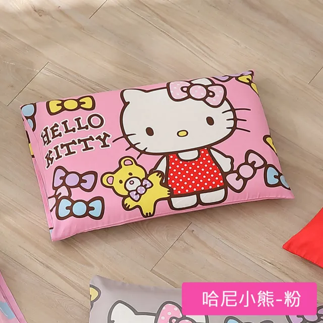 【HongYew 鴻宇】兒童乳膠枕 日本防蹣抗菌 Hello Kitty 美國棉(枕頭 多款任選)