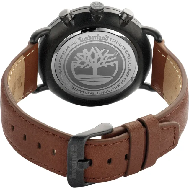 【Timberland】天柏嵐 兩地時間多功能手錶-46mm 畢業禮物(TDWGF2101003)