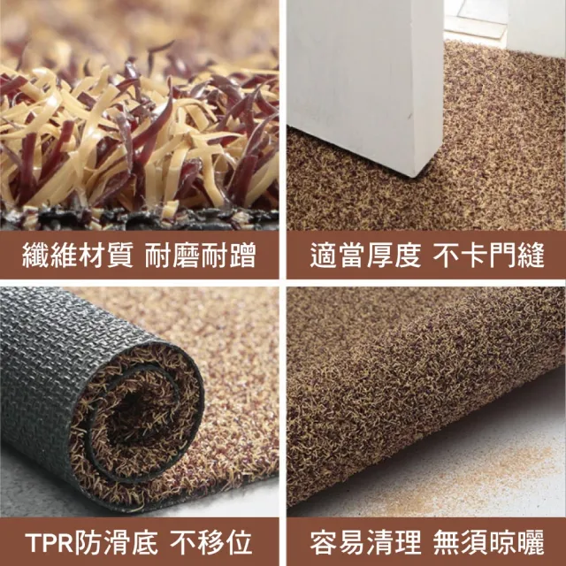 【新錸家居】去泥刮沙耐磨地墊/玄關墊★77x120 cm(門口刮泥沙 進門墊 腳踏墊 止滑防滑)