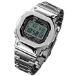 【CASIO 卡西歐】G-SHOCK 太陽能藍牙電波錶-銀  禮物(GMW-B5000D-1)