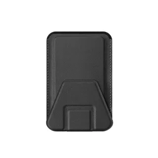 【MagMont】MagSafe多功能磁吸皮革卡套手機支架/卡夾收納套(多色可選)