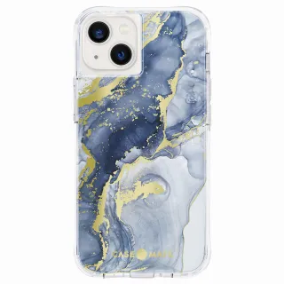 【CASE-MATE】iPhone 13 6.1吋 個性防摔殼 - 深藍大理石